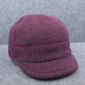 Outdoor Research Visor Beanie Womens S M Purple Knit Fleece Winter Ski Snow Hat